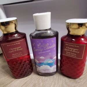 Bath Body Works 3 Set 2 Bath Gel Full Size 1 Lotion